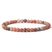 Bracelet Tourmaline Fleur de Prunier 4mm